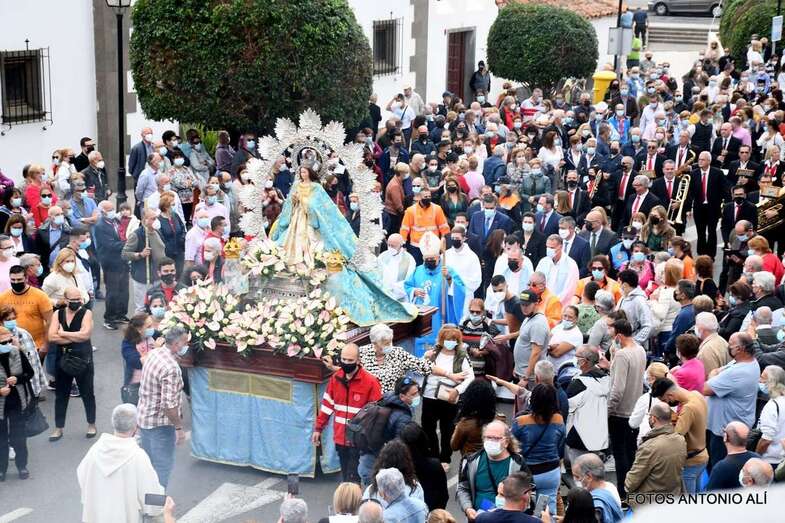 Procesión de Jinámar de este miércoles/Antonio Alí.